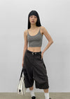 Maruten Crop Strap Sleeveless (Built-in Cap)
