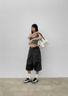 Maruten Crop Strap Sleeveless (Built-in Cap)