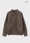 Carloan Loose Fit Leather Jumper