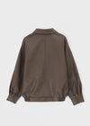 Carloan Loose Fit Leather Jumper