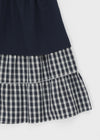 [MADE] Puona Checkered Flared Long Skirt