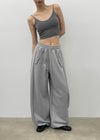 Maruten Crop Strap Sleeveless (Built-in Cap)