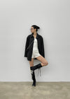 Rotian Leather Half Jacket