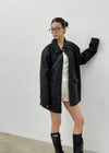 Rotian Leather Half Jacket