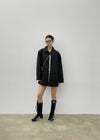 Rotian Leather Half Jacket