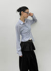 Annton Drape Stripe Shirt
