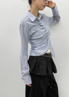 Annton Drape Stripe Shirt