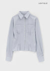 Annton Drape Stripe Shirt