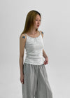 Ethylo Button Strap Sleeveless