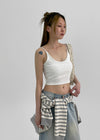 Maruten Crop Strap Sleeveless (Built-in Cap)