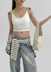 Truckee Eyelet Leather Shoulder Bag