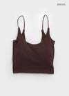 Maruten Crop Strap Sleeveless (Built-in Cap)