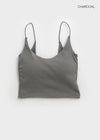 Maruten Crop Strap Sleeveless (Built-in Cap)