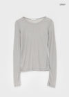 Tabitz See-Through Long Sleeve T-shirt