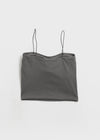 Judeal Crop Strap Sleeveless (Built-in Cap)