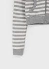 Sking Stripe Crop Hood Zip (Set Purchase Available)