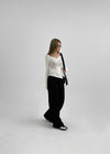 Soldin Lettering Two-Way Long Sleeve T-shirt