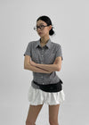 Groosing Horn-rimmed Glasses