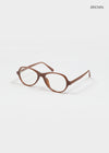 Groosing Horn-rimmed Glasses