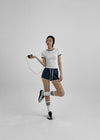 Oysho Sporty Three-Line Knee Socks