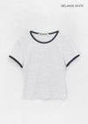 [MADE] Volvel Color Combination Ringer Short Sleeve T-shirt