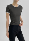 [MADE] Volvel Color Combination Ringer Short Sleeve T-shirt