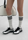 Oysho Sporty Three-Line Knee Socks