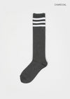 Oysho Sporty Three-Line Knee Socks