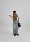 [MADE] Demure Mid-Rise Denim Pants