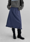Deogoldi Ribbed Buckle Leather Long Boots