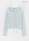 [MADE] Nitiden Linen Knit Hooded Cardigan