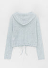 [MADE] Nitiden Linen Knit Hooded Cardigan