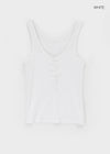 Mengs Henry-Neck Ribbed Sleeveless