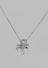 (SILVER 925)Rosepi Key Necklace