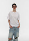 [B-BASIC] Washable Cool Round Box Short Sleeve T-shirt