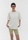 [B-BASIC] Solid Cotton Short Sleeve T-shirt