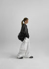 TheQ Nylon Pocket Wide Pants (Set with Belt)