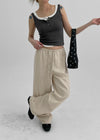 [MADE] Minos Linen Banding Pants