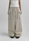 Stomber Cotton Wide Cargo Pants