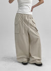 Stomber Cotton Wide Cargo Pants