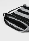 Forstin Stripe Knit Drawstring Bag