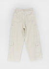 Hoke washing cargo denim pants