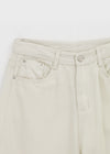 Hoke washing cargo denim pants