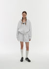 [B-BASIC] Airsweat Sudadera con Capucha de Corte Suelto y Cremallera