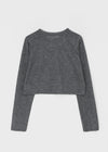 [MADE] Bessian Summer Knit Feel Crop Long Sleeve T-shirt