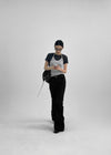 Kessy Shirring Bootcut Pants