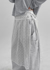 Mipyren Sheer Dot Wrap Skirt