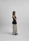 [MADE] Perotti Frill Layered Sleeveless