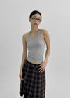 [MADE] Tnew Check Pleated Midi Skirt