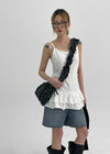 [MADE] Perotti Frill Layered Sleeveless